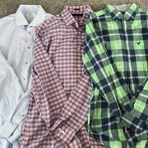 Men’s Dress Shirts THREE PACK Size Medium